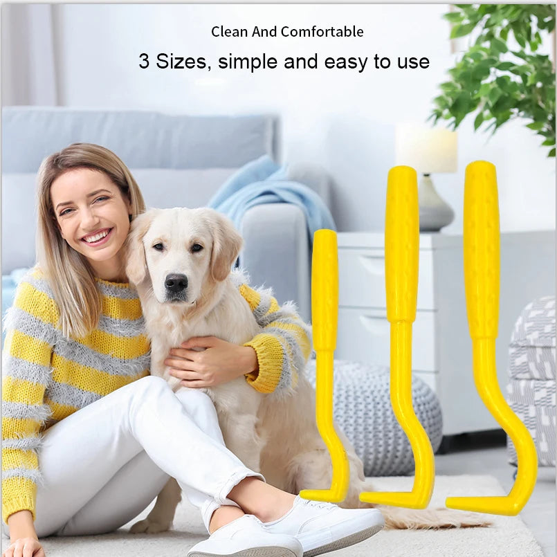 Kit anti-puces et anti-tiques pour chien et chat – Lot de 3 crochets extracteurs (v2)