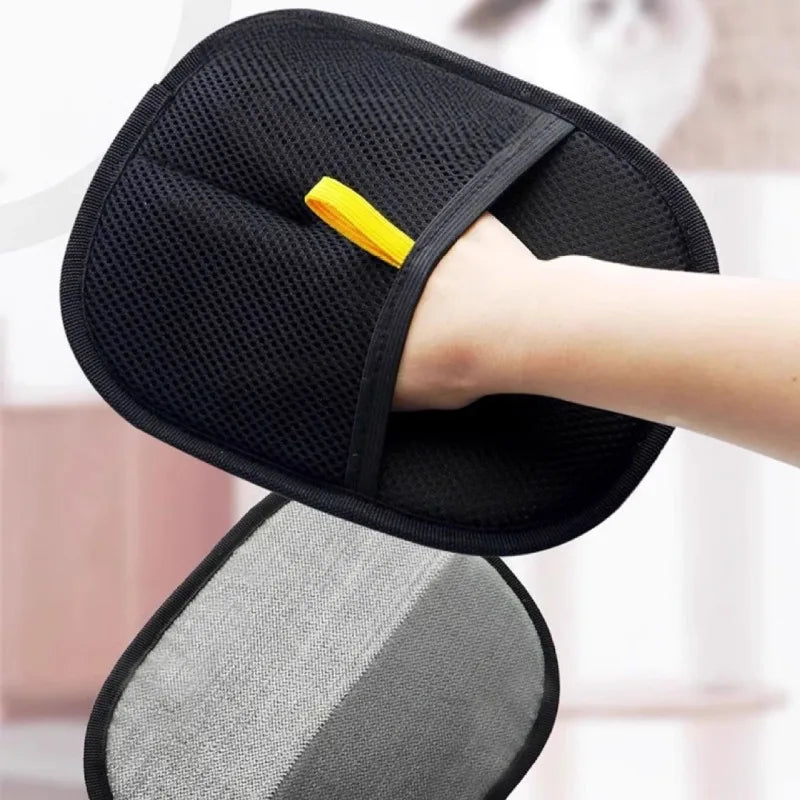Gants de toilettage double face pour chat et chien – Brosse anti-poils et nettoyage
