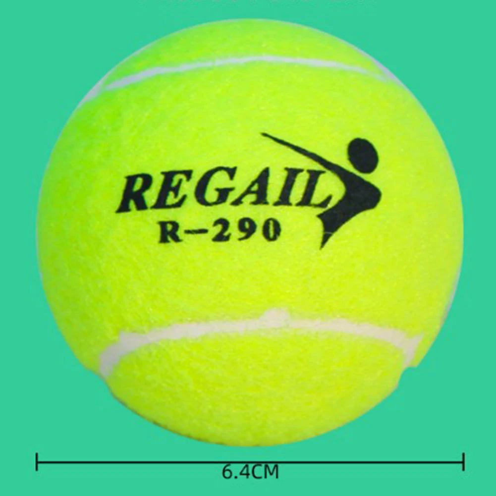 Balle de tennis pour chien – Haute résistance, rebond élastique, 6,4cm