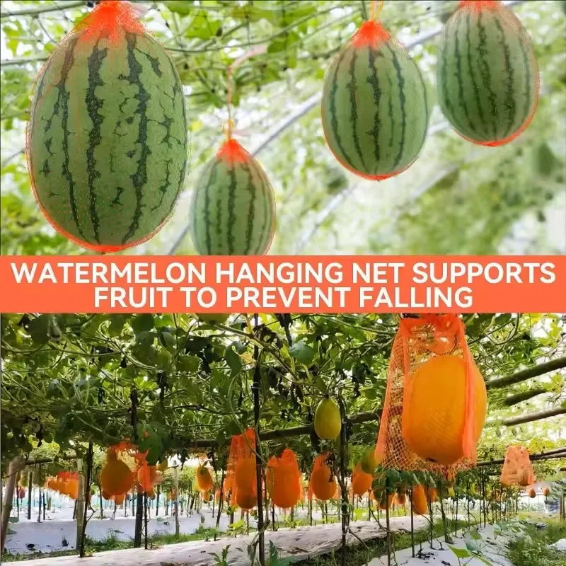 Filet de Jardinage Plastique Solide – Lot de 100 Pcs pour Pastèque, Melon et Plantes Grimpantes