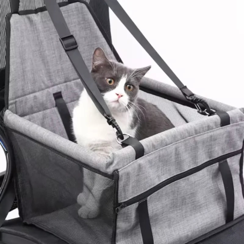 Housse de siège auto pliable pour chien et chat – Hamac de voyage sécurisé et respirant