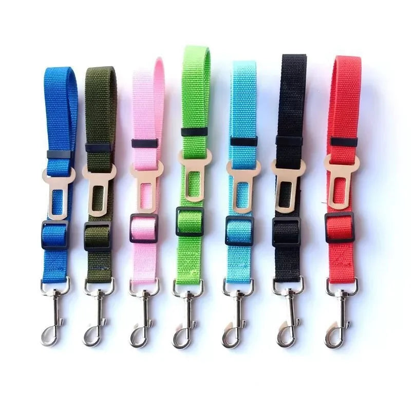 Ceinture de sécurité réglable pour chien en voiture – Harnais nylon résistant universel