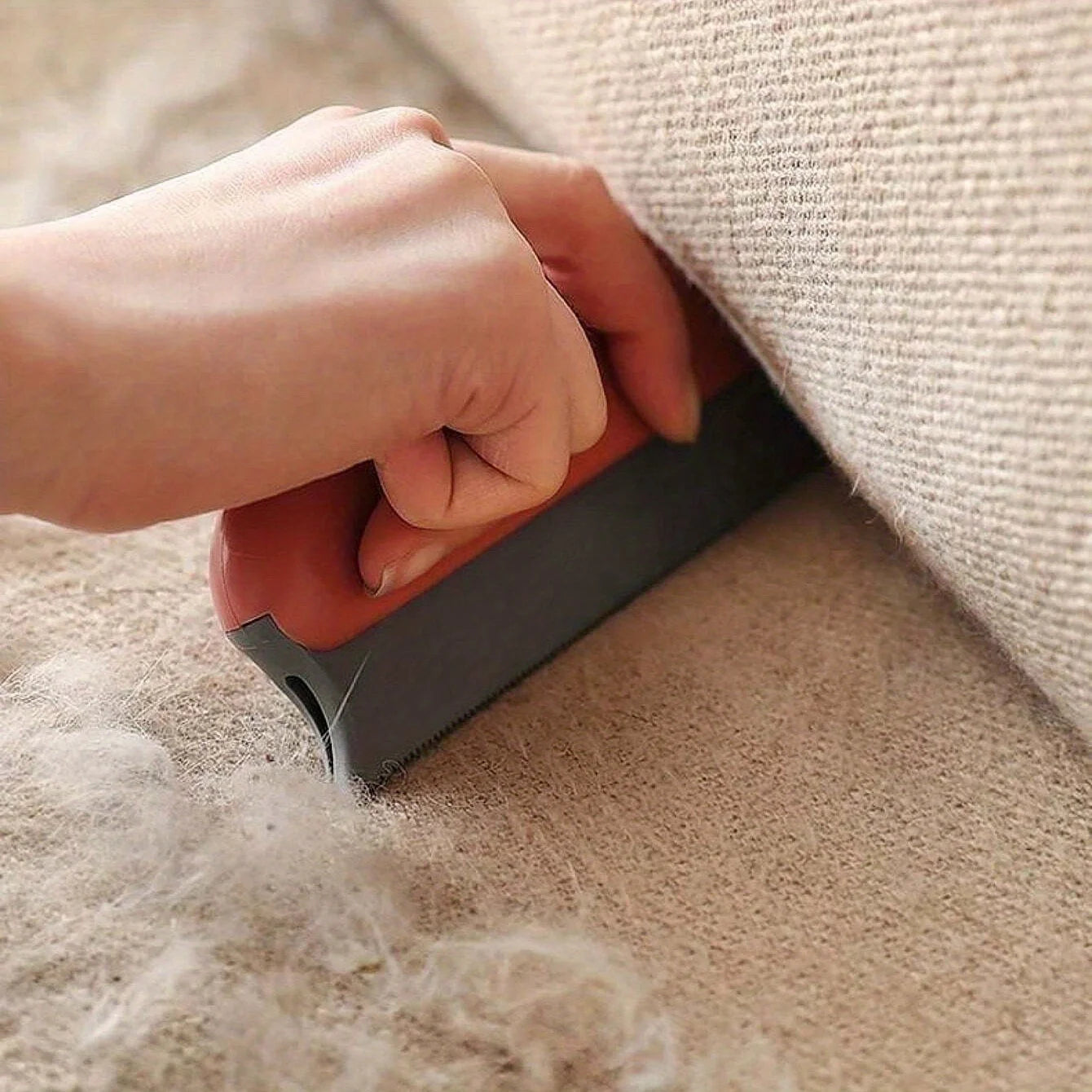 Brosse anti-poils efficace pour chat et chien – Rase doucement la laine et nettoie le pelage