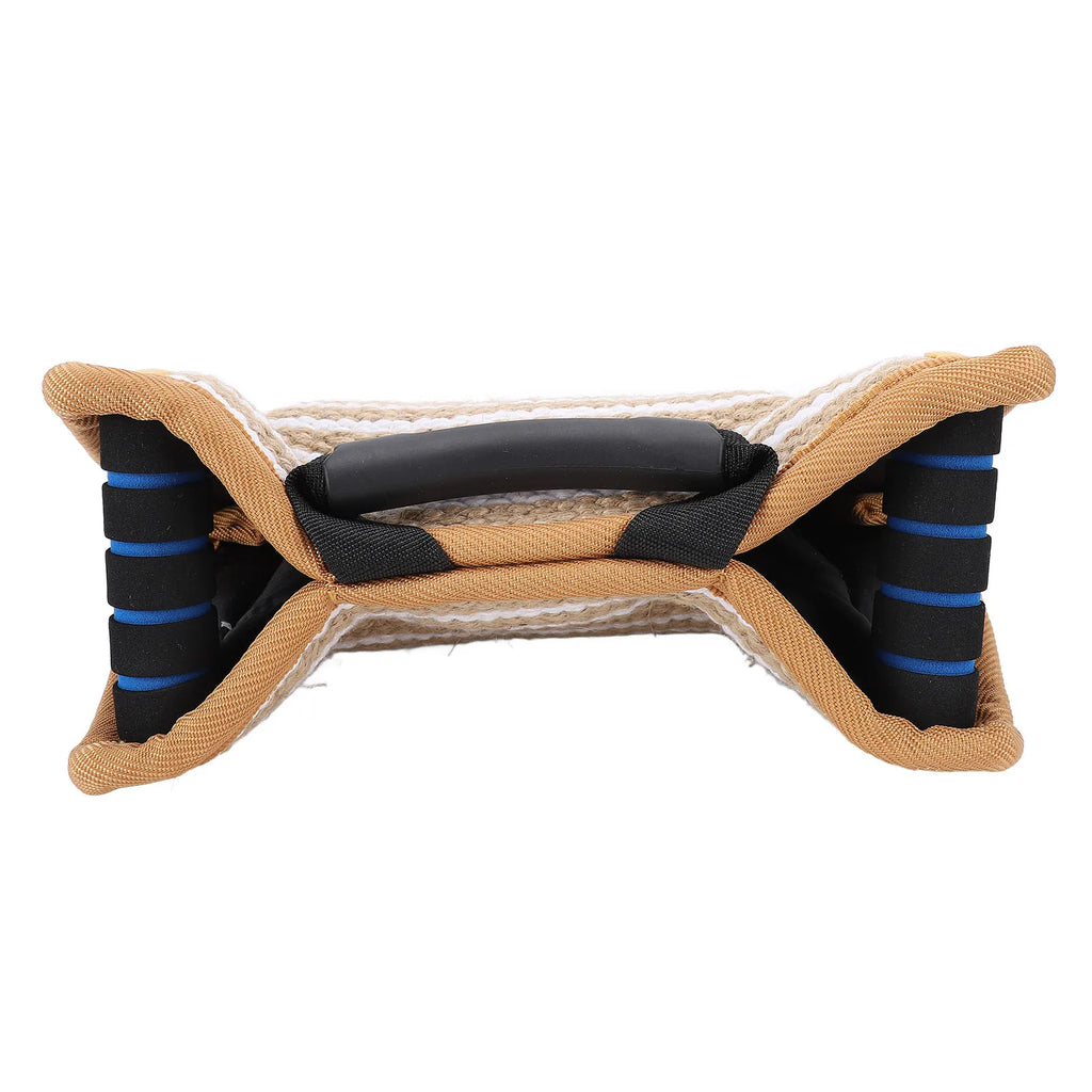 Coussin de Morsure pour Dressage Chien – Manchon Jute Résistant avec Poignées pour Entraînement