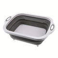 Évier pliable et planche à découper pour caravane et camping-car – Panier égouttoir portable