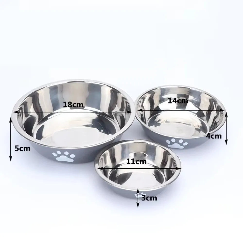 Gamelle Grande Capacité en Inox pour Chien et Chat – Antidérapante, Anti-rouille, Double Couche