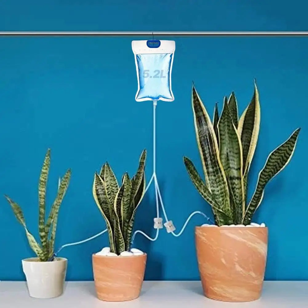 Sac d'Arrosage Automatique 5,2L – Système d'Irrigation Réglable Grande Capacité pour Jardin
