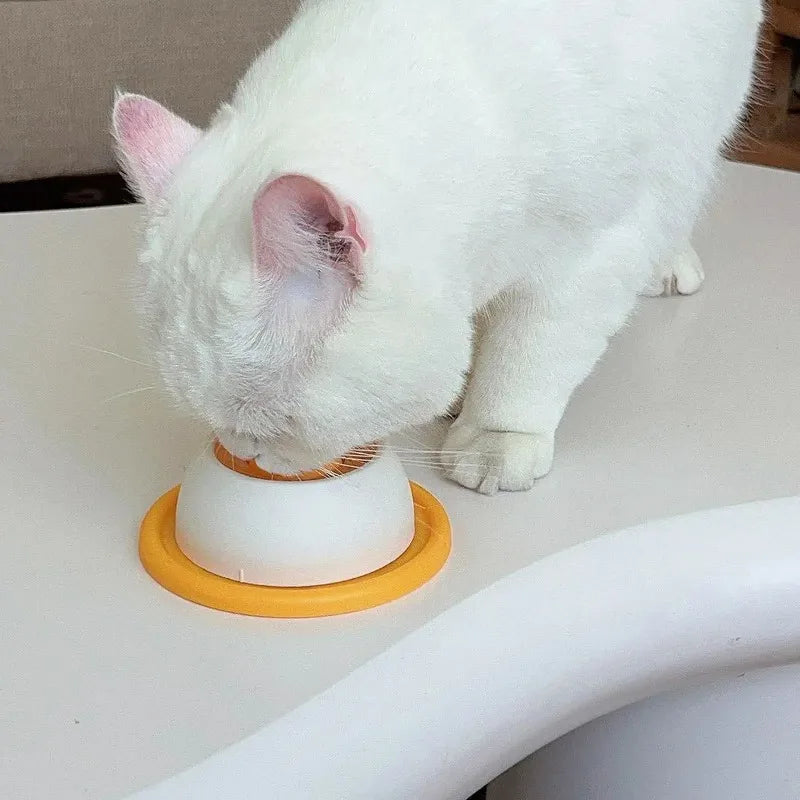 Gamelle Lèche-Langue Anti-Dérapante pour Chien et Chat – Tapis Lick Éducatif Anti-Glouton