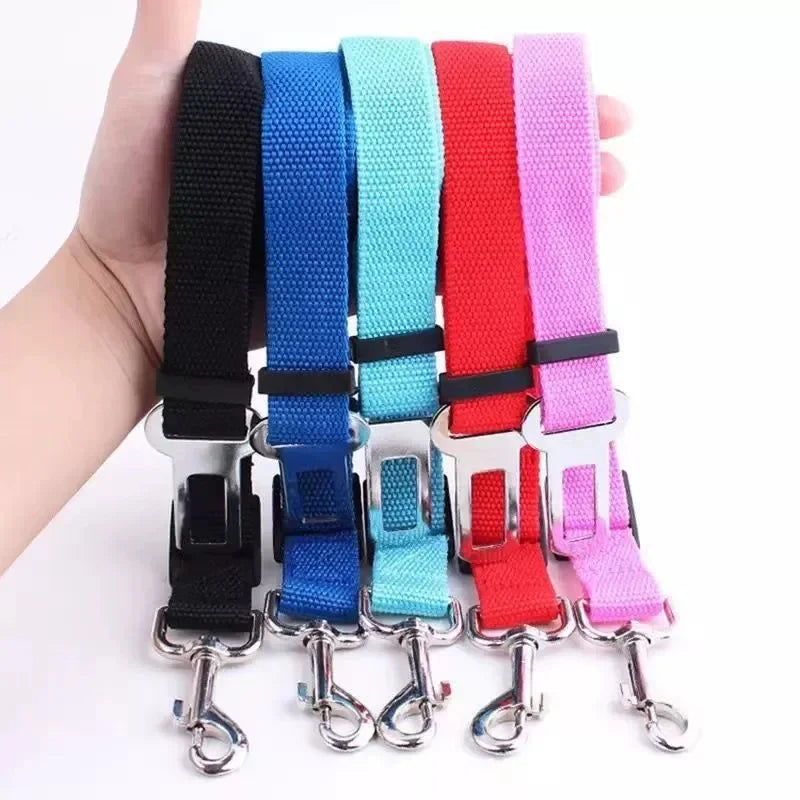 Ceinture de sécurité réglable pour chien en voiture – Harnais nylon résistant universel