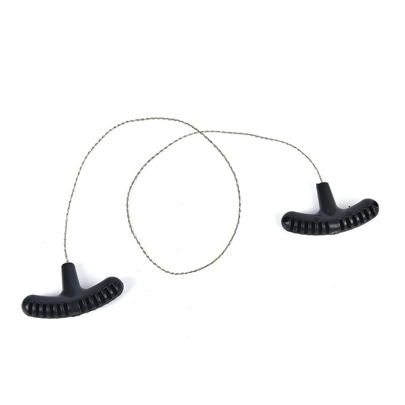 Scie à Fil en Acier pour Survie et Camping – Scie Portable Manuelle Pliable