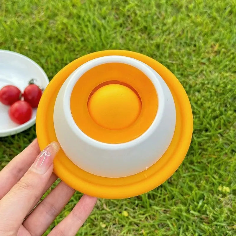 Gamelle Lèche-Langue Anti-Dérapante pour Chien et Chat – Tapis Lick Éducatif Anti-Glouton
