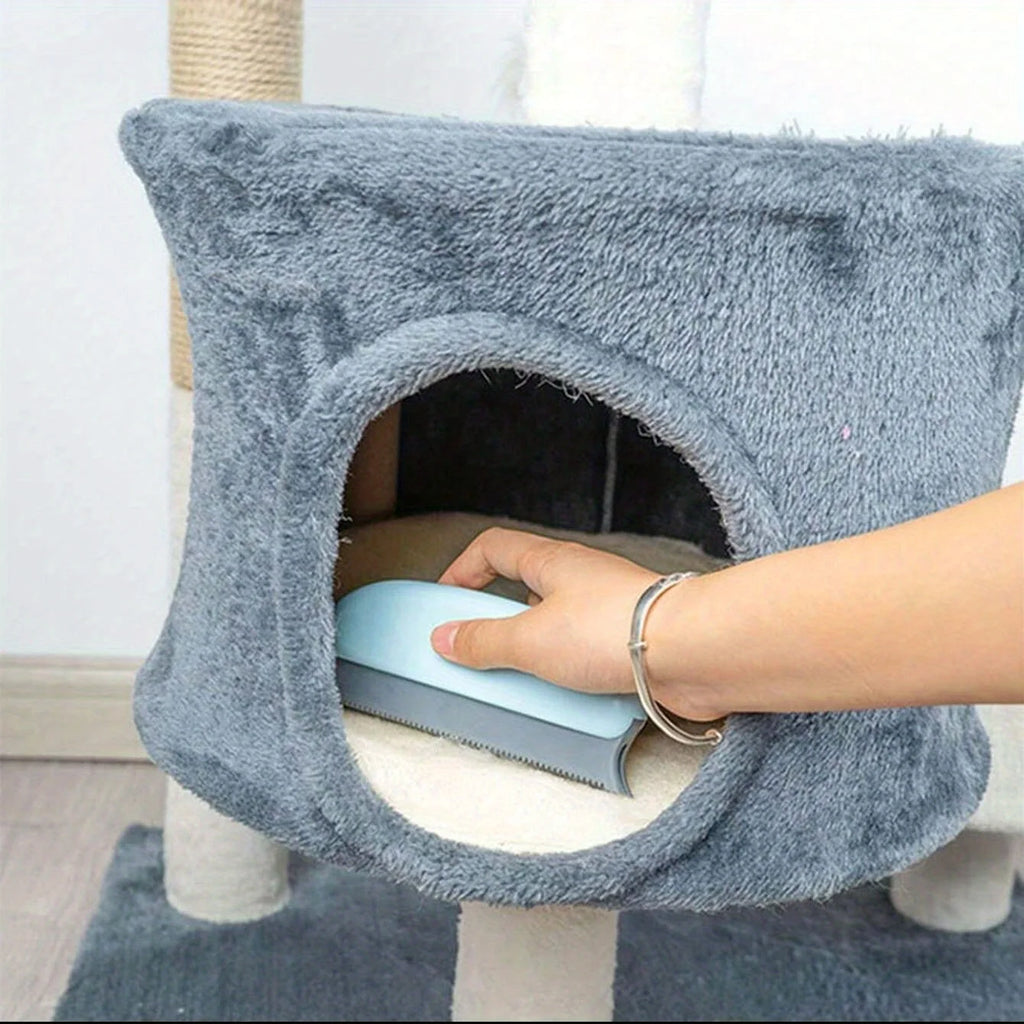 Brosse anti-poils efficace pour chat et chien – Rase doucement la laine et nettoie le pelage