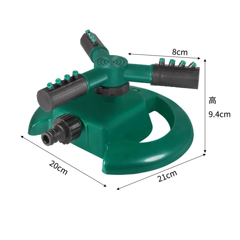 Gicleur d'Arrosage Rotatif pour Pelouse et Jardin – Arrosage Automatique 360°