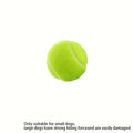 Balle de Tennis en Caoutchouc pour Chien – Jouet Interactif Haute Élasticité Sans Pile