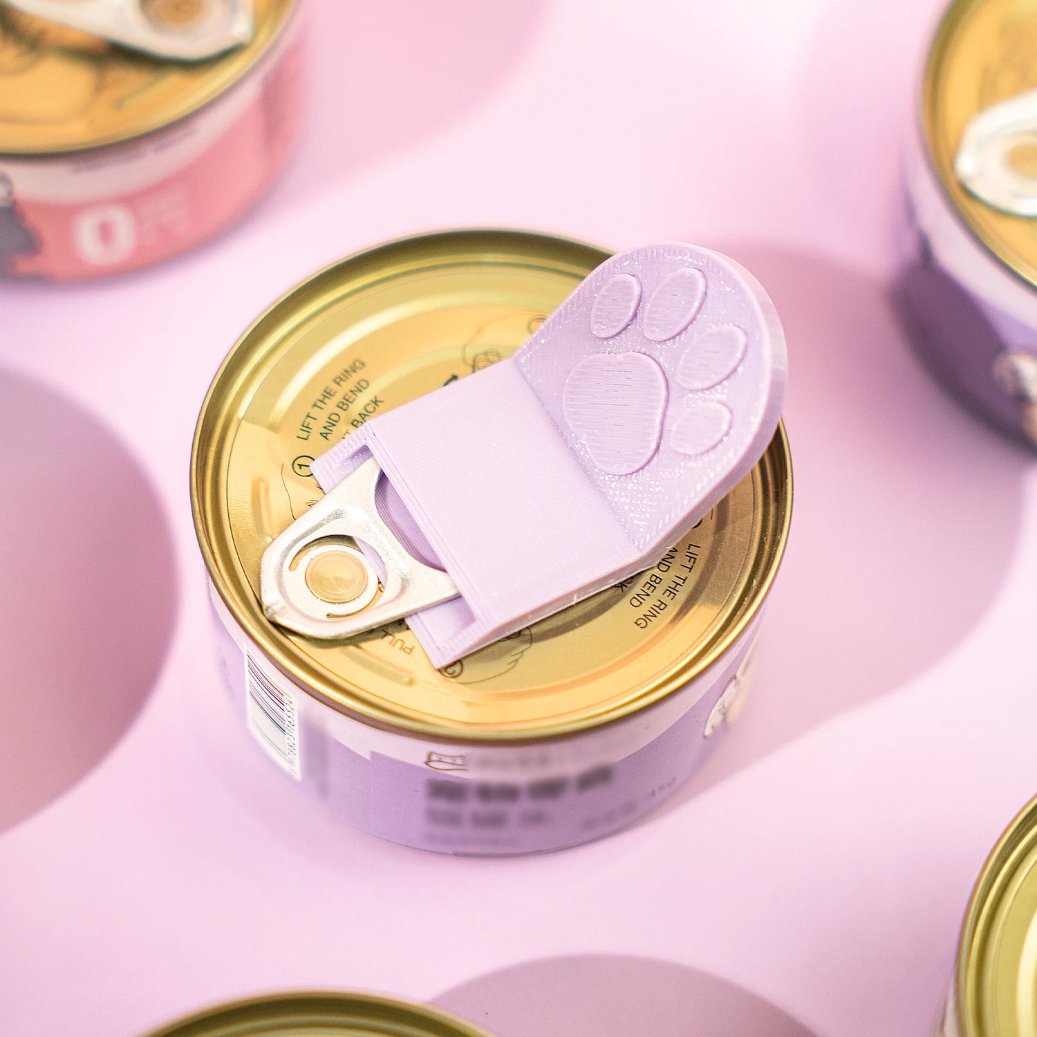 Ouvre-boîte en forme de patte de chat – Accessoire cuisine ergonomique pour aliments en conserve
