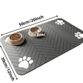 Tapis de gamelle absorbant pour chien et chat – Antidérapant, imperméable et séchage rapide