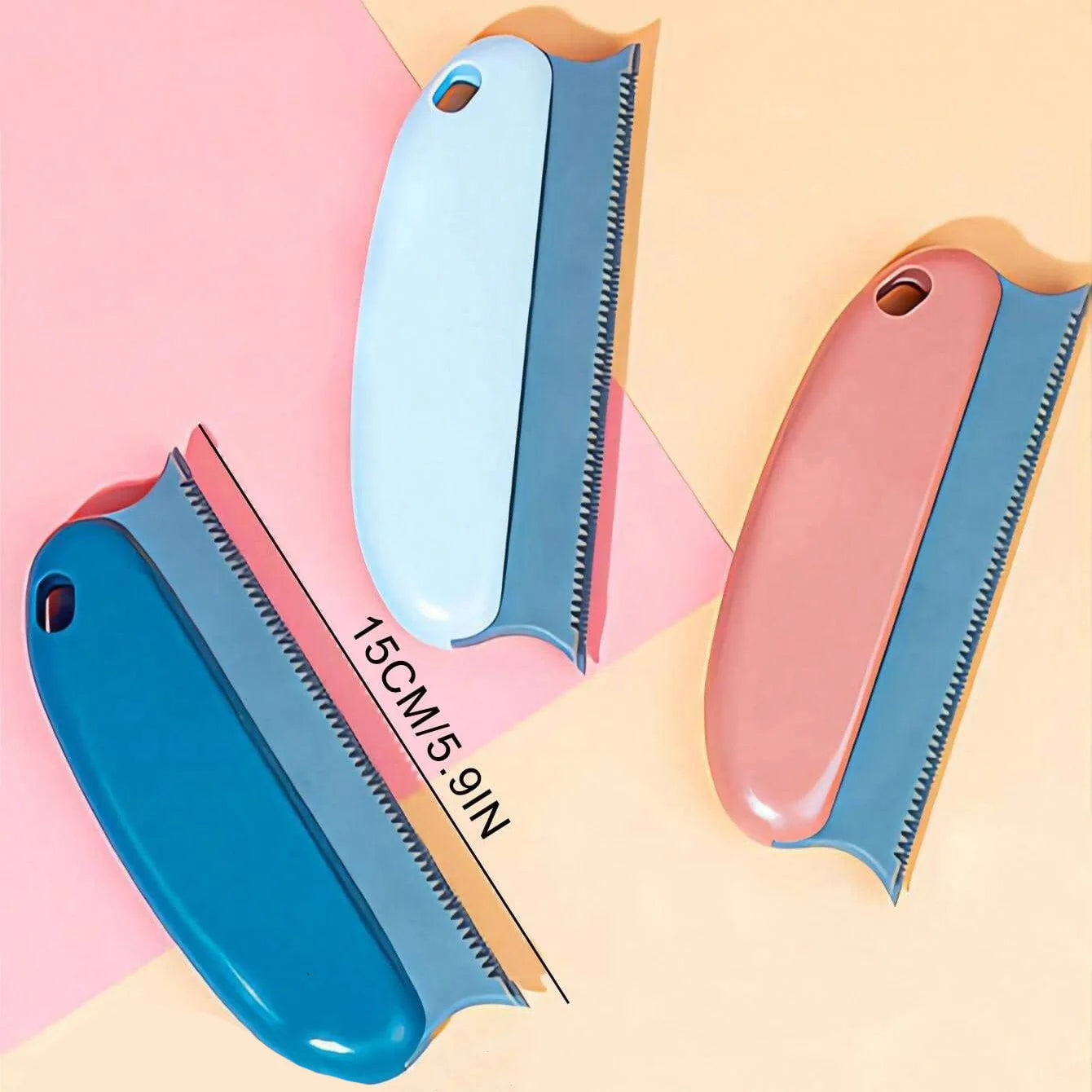 Brosse anti-poils efficace pour chat et chien – Rase doucement la laine et nettoie le pelage
