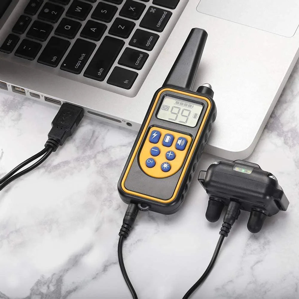 Collier de Dressage Électrique pour Chien – Télécommande, Étanche, Rechargeable