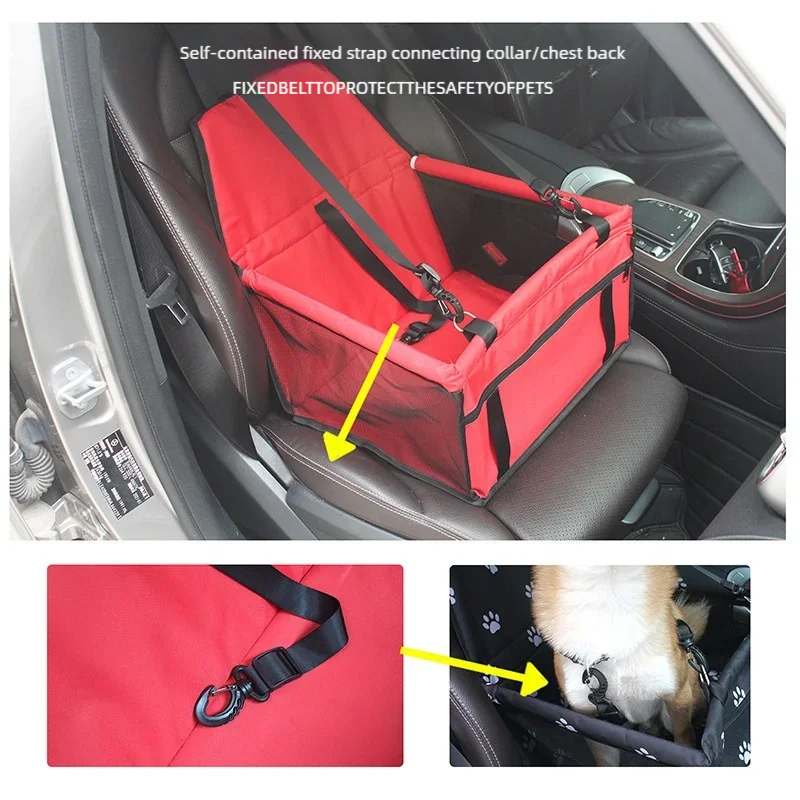 Housse de siège auto pliable pour chien et chat – Hamac de voyage sécurisé et respirant