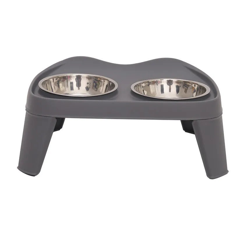 Gamelle Surélevée Pliable Double pour Chien – Antidérapante, Portable, Idéale Moyennes et Grandes Races