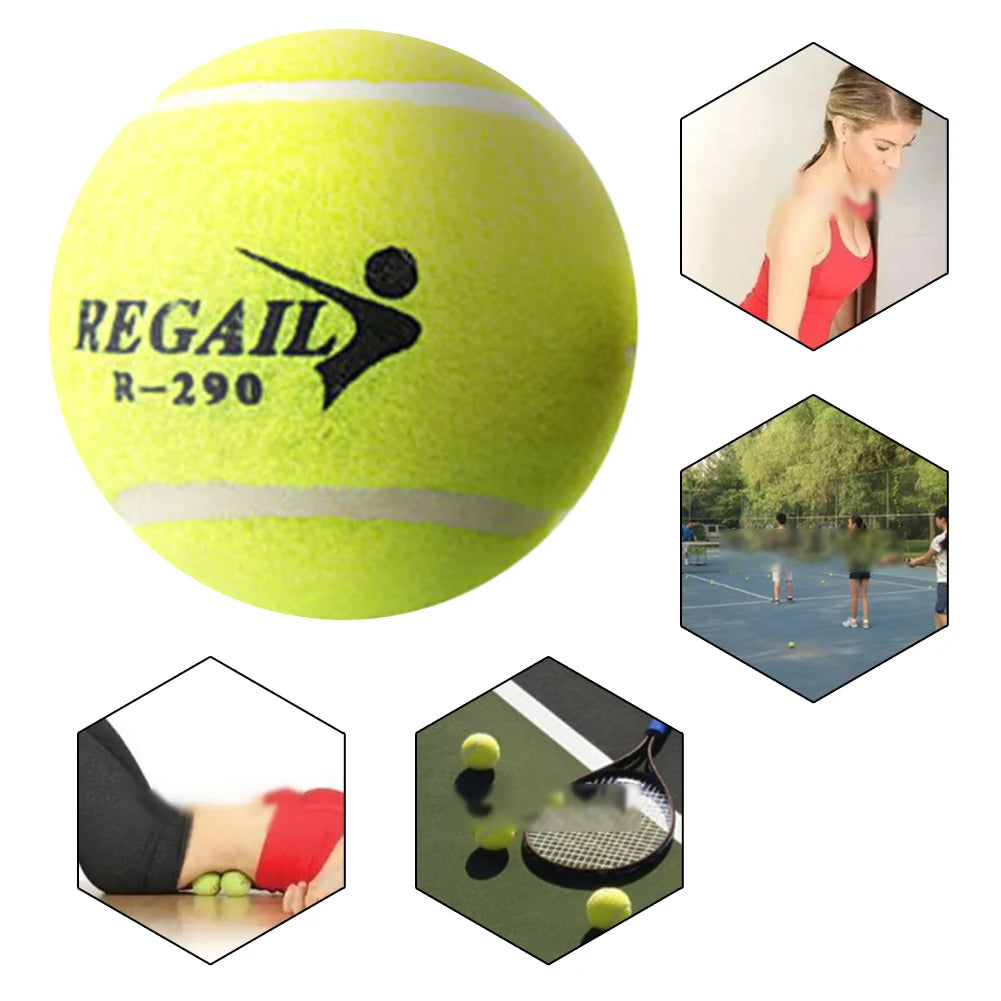 Balle de tennis pour chien – Haute résistance, rebond élastique, 6,4cm