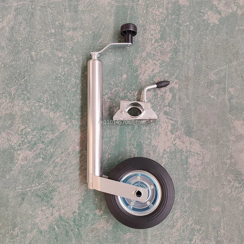 Vérin de Remorque avec Pince – Roue Jockey 48mm, Capacité 150kg, Accessoire Caravane