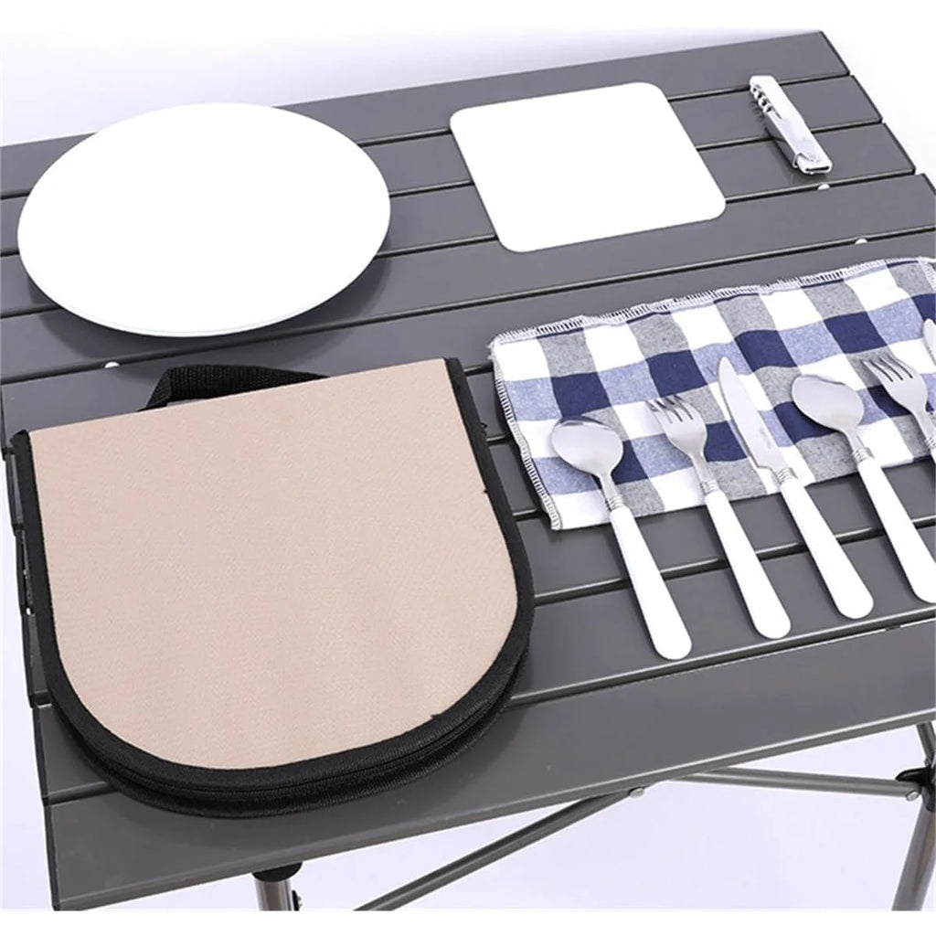 Organisateur d'Ustensiles de Cuisine pour Camping – Sac de Rangement Couverts Voyage