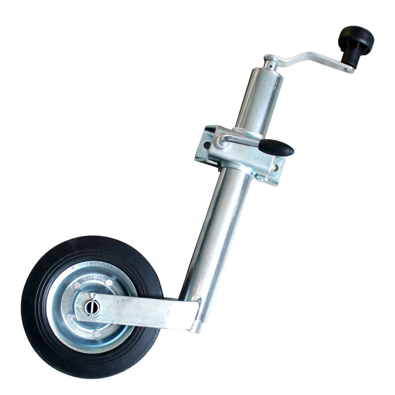 Vérin de remorque avec pince pour caravane – Roue jockey 48mm, capacité 150kg
