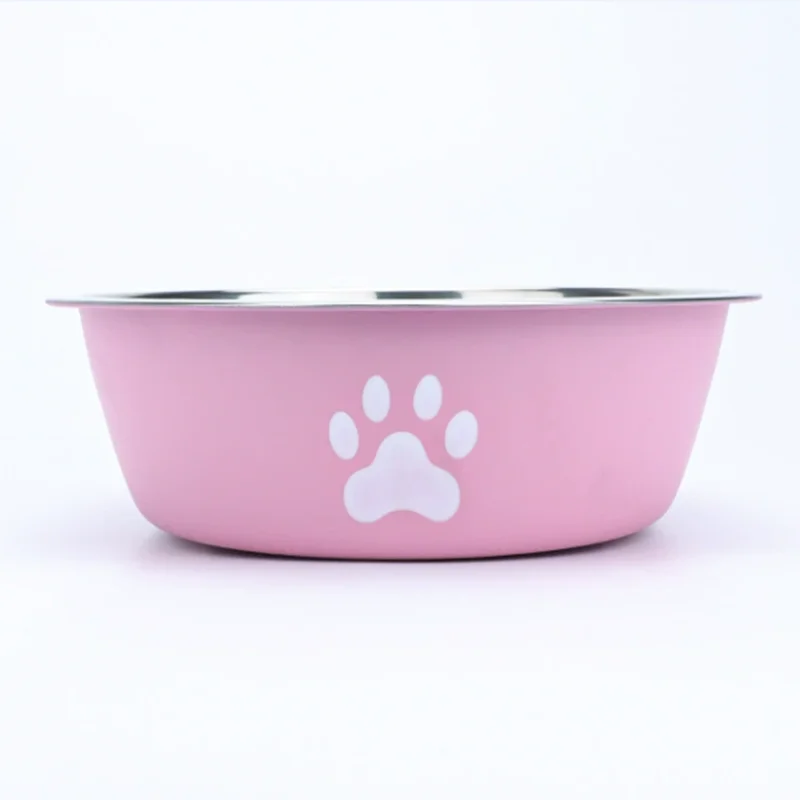 Gamelle en inox grande capacité pour chien et chat – Antidérapante, anti-rouille, double couche, adaptée aux chiots