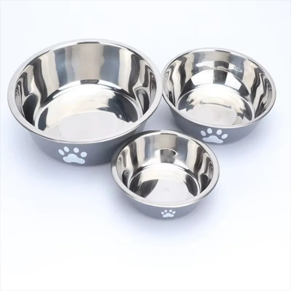 Gamelle Grande Capacité en Inox pour Chien et Chat – Antidérapante, Anti-rouille, Double Couche