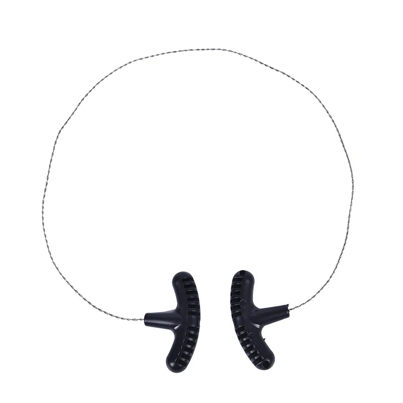 Scie à Fil en Acier pour Survie et Camping – Scie Portable Manuelle Pliable